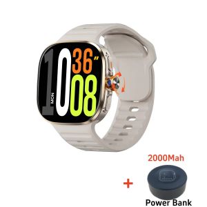 Montre Connectée M99 Originale,Écran Amoled De 2.4 Pouces,Carte Sim 4G/5G,Gps,Wifi 190 ° Montre Intelligente Android 10.0 De Jeu De Caméra Rotative.Silver Power Bank.16Gb 256Gb - Neuf