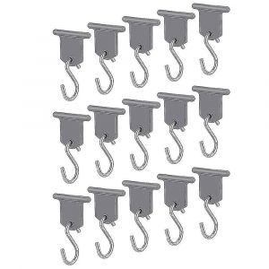 15 Paires De Crochets D'auvent Accessoires D'auvent De Camping-Car Rv Crochets En Forme De S Faciles &Agrave; Installer Pour Camping-Car Caravane Ext&eacute;rieur Int&eacute;rieur Tente De No&euml;l - Neuf