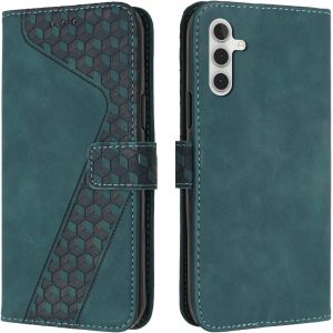 SJZG-Coque Pour Samsung Galaxy A54 5G, Etui Protection Housse Premium En Cuir Pu Portefeuille Étui Téléphone [Fermoir Magnétique] [Fentes Pour Cartes] Flip Case Pour Samsung Galaxy A54 5G¿Vert - Neuf