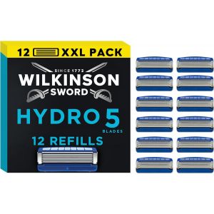 Hydro 5 Lames De Rasoir Pour Hommes -Idéal Pour Les Trousses De Toilette Des Hommes Parfait Pour Le Rasage Quotidien Pack De 12 Recharges - Neuf