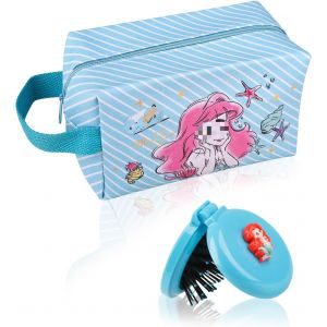 MAA-Dessin Animé Trousse de Maquillage, Mini Trousse de Toilette, Sac de Maquillage de Voyage, Mignonne Trousse de Maquillage, Trousse de Toilette de Voyage, Imperméable Trousse Toilette Enfant - Neuf