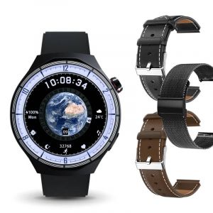 Montre Intelligente Open-16/09/2018 Yos Pour Hommes,Montre Intelligente De Sport,Cadrans Personnalisés,Fréquence Cardiaque,Oxygène Sanguin,Ndavid,Amoled,2 Go,Dean,Vidéo Locale,Ht30.Black Mesh 3. - Neuf