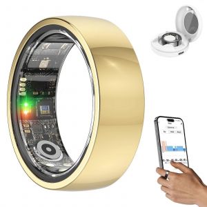 2025 Smart De Sant&eacute; Anneau Pour Les Hommes Et Les Femmes, Ip68 Imperm&eacute;abilisent Le Sommeil Tracker, Compteur De Pas, De La Fr&eacute;quence Cardiaque, Le Sang De L'oxyg&egrave;ne, Pas D'abonnement - Neuf