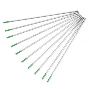Lot de 10 electrodes en tungstene pur a pointe verte pour soudage TIG AC 3,2 x 175 mm - Neuf
