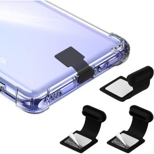Kaly-Lot De 3 Capuchons Anti Poussière Usb Type C,Bouchon De Protection Anti Poussière Pour Port Usb C Avec Autocollants Anti Perte En Silicone Type C - Neuf