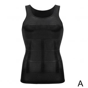 Tenue Amincissante Pour Le Corps Pour Homme,Corset,Chemise,Compression De L'abdomen,Contrôle Du Ventre,Serre-Taille Mince,Sous-Vêtements De Sport - Neuf