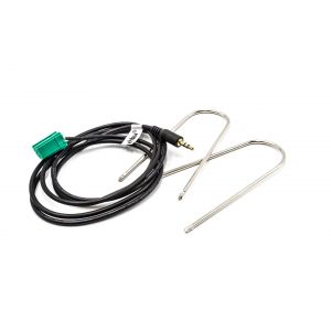 vhbw Aux C&acirc;ble adaptateur allume cigare Radio pour Auto, Renault Clio, Espace, Kangoo, Laguna, Laguna, Traffic, Twingo avec radio carminate - Neuf