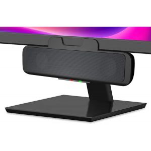 KYAOAYO-Barre De Haut-Parleur Usb (Ca-2890) ¿ Haut-Parleur Stéréo Alimenté Par Usb, Se Clipse Facilement Pour Surveiller, Commandes Pratiques - Neuf