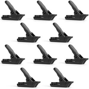 40pcs Tente Transparente Clips Bâche Clips Petit Clip De Type Bâche Titulaire De Coupe-Vent De L'auvent De Camping En Plein Air En Plastique Crocodile Clips - Neuf