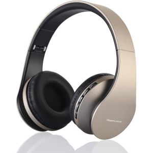 Casque Bluetooth sans Fil avec Micro int&eacute;gr&eacute; - Hi-FI Stereo &iquest; Micro SD/TF, FM Radio &iquest; Casque Pliables &iquest; pour iPhone/Android/iPad/Ordinateurs Portables (Or) - Neuf