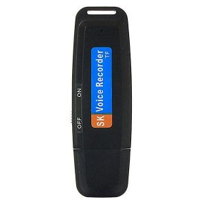 Enregistreur vocal numérique avec 900 minutes d'enregistrement, USB 2.0, réduction du bruit, design compact - Neuf