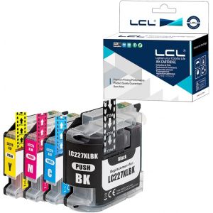 Cartouche D'Encre Compatible Lc227Xl Lc225Xl Lc227 Lc225 Lc227Xlbk Lc225Xlc Lc225Xlm Lc225Xly (4-Pack Noir Cyan Magenta Jaune) Remplacement Pour Brother Mfc-J4420Dw/J4620Dw/J4625Dw - Neuf