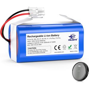 Batterie Pour Aspirateur 14.8V 3200Mah Li-Ion Batterie Pour Ilife A4, A4S, A6, V7, A6, A7, A8, A9, V7S Plus, V7S Pro, X620, Y8H4 Series, Batterie Pour Dibea D960 Gt200 Gt9 V750 V78[SSE7113672] - Neuf
