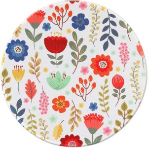 DDA-Tapis de Souris Rond avec Impression HD, Tapis de Souris à Base en Caoutchouc antidérapant avec Bord Cousu, Tapis de Souris personnalisé pour Ordinateur portable-22cm katonghua006 - Neuf