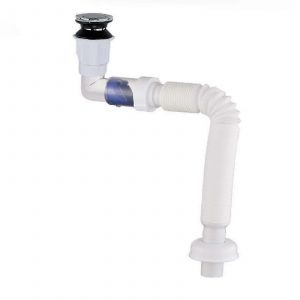Tuyau de vidange d'évier universel réglable remplace pour évier de cuisine de maison de toilette - Neuf