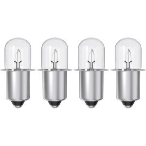 Xpr18 Lot De 4 Ampoules X&eacute;non 18 V 0,6 A Pour Lampes De Poche Dewalt Dw9083 Dw908 Dw919 Dc509, Lampes De Poche Sans Fil Ridgid 18 V Et Lampes De Travail Sans Fil Au Lithium P703/P704 - Neuf