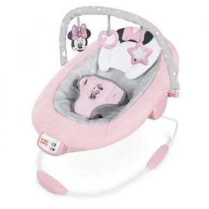 Disney Baby -Minnie-Transat B&eacute;b&eacute; Arche Avec Jouets D'&Eacute;veil Disney Amovible, 8 M&eacute;lodies, Vibrations Calmantes, Cale T&ecirc;te &Eacute;volutif - Neuf