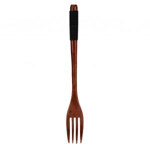 Hjlian Fourchette En Bois Japonaise, Couverts De Cuisine Pour Barbecue, Pique-Nique, Camping - Neuf