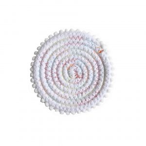 Sous-verres tiss&eacute;s Absorbant d'eau Isolation thermique Tabletop Round Ball D&eacute;coration - Neuf