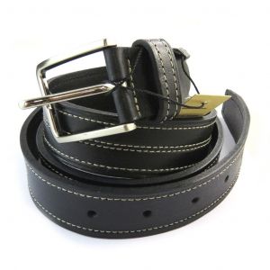 Promotion ! Ceinture Cr&eacute;ateur 'lois Jean' Noir - 3. 5 Cm - Neuf