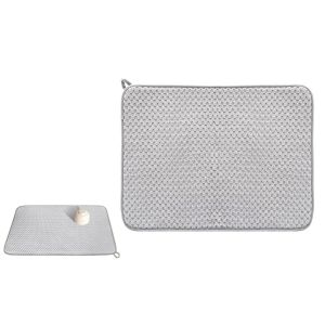 Tapis &Eacute;gouttoir &Agrave; Vaisselle En Microfibre Pour Plan De Travail, Absorbant, 60 X 45 Cm - Neuf