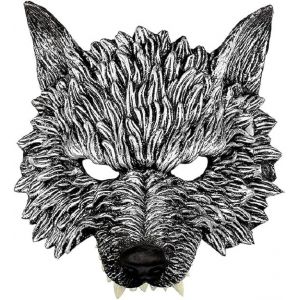 Loup Masque d'Halloween Face à Moitié loup-Garou Masque Animal Mascarade Masque de Costume de Cosplay - Neuf