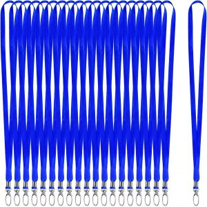 KALCX-20 Pi&egrave;ces Nylon Cordons De Cou Lanyard Courroie De Cou,Strap Lani&egrave;res Tour De Cou Avec Crochet Pivotant Pour Porte Cl&eacute;s T&eacute;l&eacute;phones Mobiles Ipod Usb Flash Drives Carte D'Identit&eacute; Bureau - Neuf