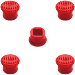 5 pi&egrave;ces Caoutchouc TrackPoint Clavier Souris Casquette Rouge avec d&ocirc;me Souple et pointeur pour Ordinateur Portable Lenovo ThinkPad X/T/E/S/L/P/Yoga Series - Neuf