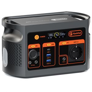 Station d'alimentation portable Flashfish E103 300W,batterie LiFePO4 179,2Wh,recharge rapide sur secteur,,camping et alimentation de secours - Neuf