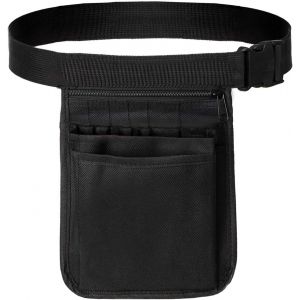 Kalanka-Sac D'infirmière Ceinture,Pochette Infirmiere Ceinture,Sac De Ceinture Pratique Organisateur De Travail Avec Ceinture Ajustable,Pour Hommes Et Femmes (Noir) - Neuf