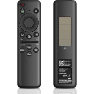 VornixorSarlshop-BN59-01432A T&eacute;l&eacute;commande de Remplacement pour Samsung,T&eacute;l&eacute;commande vocale Universelle Solaire pour Samsung Smart TVs,Samsung Smart 4K HD TV avec 4 Touches de Raccourci - Neuf