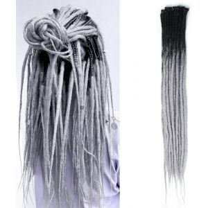 Ershi-Extensions De Cheveux Synthétiques Fines 0.6cm Dreadlock Cheveux Au Crochet Faits À La Main 24 Pouces 20 Brins Long Crochet [2 - Neuf