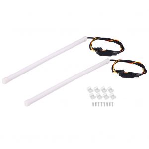 Bande Led Flexible Pour Clignotants Drl, 2 X 30 Cm, 12 V, Bleu Et Jaune - Neuf