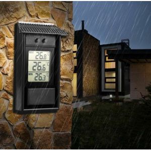 Thermomètre Numérique Pour Serre, Étanche, Résolution Minimale De 0,1 °C, Plage De Température De 20 À 50 °C, Batterie Murale - Neuf