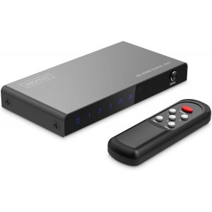 LETNERNY-Ds-55331 Commutateur Hdmi 3X1-3 In 1 Out - Uhd 4K/60 Hz Hdtv 3840 X 2160P - Hdcp 2.2 & Hdmi 2.0 - Hdr, Cec, Deep Color, Dts, Dolby Digital, Lpcm - Pour Tv, Moniteur, Ps5, Ps4, Xbox - Neuf