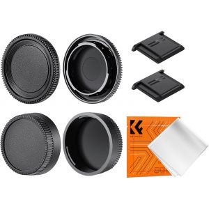 F-Mount 2 x Housing Cover 2 x Rear Cap 2 x Shoe Protectors 1 x Cloth Compatible with Nikon - Neuf