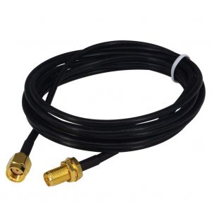 2m Rp-Sma M&acirc;le &Agrave; Femelle C&acirc;ble Rp-Sma &Agrave; Faible Perte Rg174 Antenne Wifi Antenne C&acirc;ble Coaxial Antenne Fpv Queue De Cochon Pour Antenne Wifi 4g Sans Fil Mini Pci Adaptateur Wifi Routeur Wifi-Marque G&eacute;n&eacute;rale - Neuf