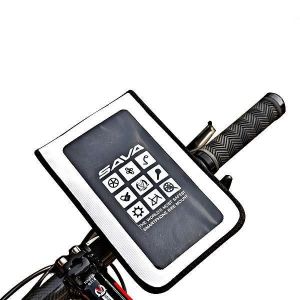 Sacoche De V&eacute;lo Pour T&eacute;l&eacute;phone &Agrave; &Eacute;cran Tactile Avec Sortie De C&acirc;ble Pour Iphone, Samsung, Xiaomi, Huawei - Compatible Avec Les T&eacute;l&eacute;phones De Moins De 6 Pouces - Neuf
