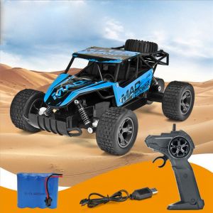 Voiture telecommandee puissante, vehicule de course RC (bleu) - Neuf