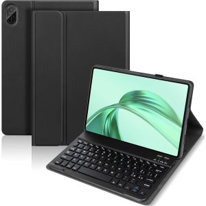 Étui Avec Clavier Bluetooth Pour Honor Pad X8a 11"" 2024 - Italien Qwerty, Design Ultrafin Avec Couverture Complète, Clavier Amovible Et Protection Antichoc Pour Honor Pad X9 11.5"" 2025 - Noir - Neuf