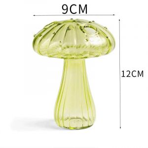 Mini Vase En Verre Pour Chambre Plus Lente,Bouteille D'aromath&eacute;rapie Hydroponique,D&eacute;coration De Plantes &Agrave; Fleurs Hydroponiques,Vase Nordique Pour La Maison,Vase Cr&eacute;atif De Tabl.Green. - Neuf