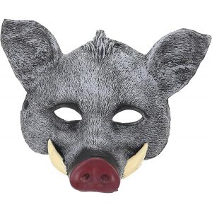 Masque De Sanglier Halloween Masque Animal Sanglier Masque R&eacute;aliste Pour F&ecirc;tes Costum&eacute;es,Cosplay Et D&eacute;coration Id&eacute;al Pour Halloween,Carnaval Et F&ecirc;tes &Agrave; Th&egrave;me - Neuf