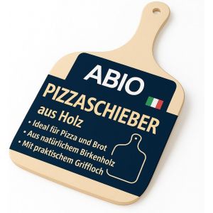 11/18000 Pelle À Pizza En Bois 32 X 22 Cm Planche À Pizza Planche À Pain Planche À Tarte Flambée Planche De Service Pour Pierre À Pizza, Planche À Découper, Four Et Barbecue - Neuf
