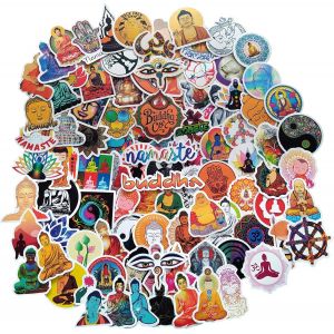 Bouddha Stickers Buddha Autocollants Bouddhiste Sticker Voiture Autocollant Meditation Scrapbooking Per Laptop Movile Notes - Neuf