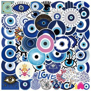 acdsgd-Autocollants Voyage Oeil Grec &iquest; Kit de 100 Stickers Valise, Stickers Ordinateur Portable et Yeux Autocollants, Waterproof et Tendance pour Valises, Ordinateurs Portables, et Bien Plus Encore - Neuf