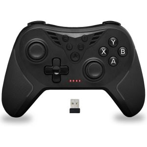 - K-Pad Helium Wl- Manette Pc Sans Fil Rechargeable - 2.4 Ghz, Vibrations Ajustables, 12 Boutons, 4 G&acirc;chettes (2 Personnalisables), Mode Turbo, Macros,Manette Pc Gamer (Windows 10,11) & Ps3 - Neuf