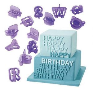 Lot De 40 Emporte-Pièces En Forme De Lettres Et De Chiffres Pour Fondant, Gâteau, Biscuit, Pâtisserie - Neuf