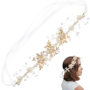 Kal-Bandeau Cheveux De Doré Feuilles En Vogue Couronne Romaine En Feuille Bandeaux De Mariée Aux Mariages Et Défilés De Mode Fête Anniversaire X04907 - Neuf