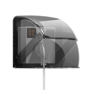 Cache Prise Electrique Murale,Type 86 Noir Transparent Cache Interrupteur Mural Imperm&eacute;able Housse &Eacute;tanche Sonnette Autocollant Prise Couvercle Interrupteur,pour Salle Bain Cuisine Prise - Neuf