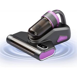 LETNERNY-Aspirateur Anti-Acariens Pour Matelas Avec Lumière Uv 15 Kpa - Forte Aspiration - 500 W - Avec Affichage Led - Nettoyeur De Matelas Pour Un Nettoyage Hygiénique - Pour Les Personnes - Neuf